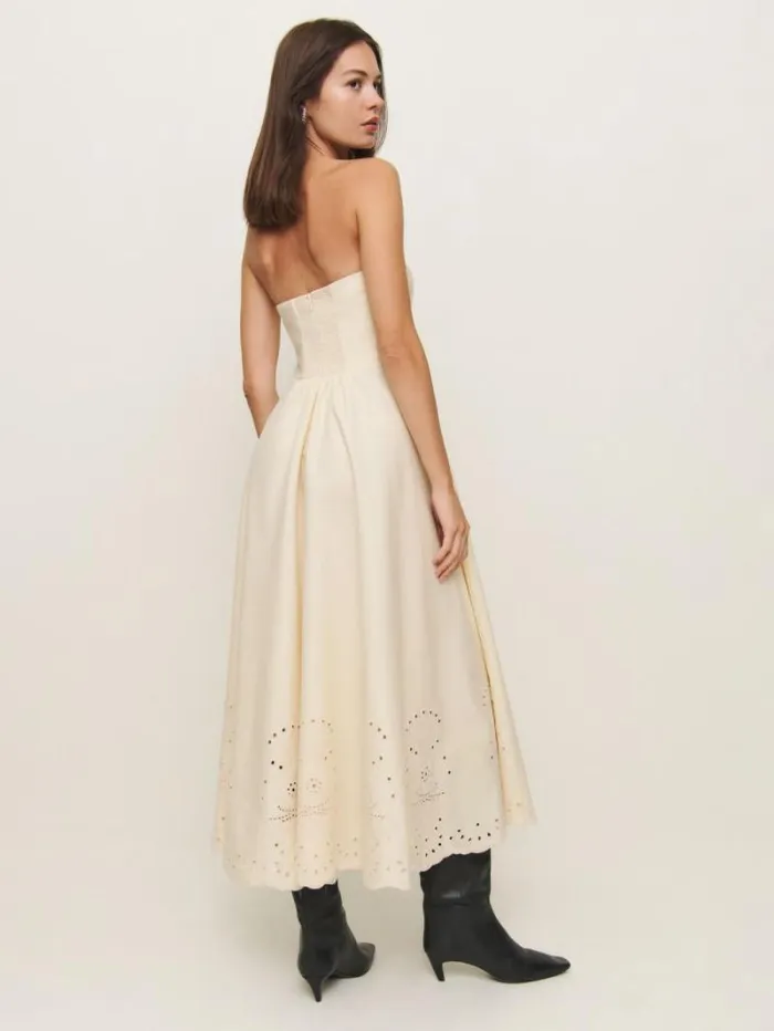 The Reformation Cherie Dress Sugar 8211 Clothing