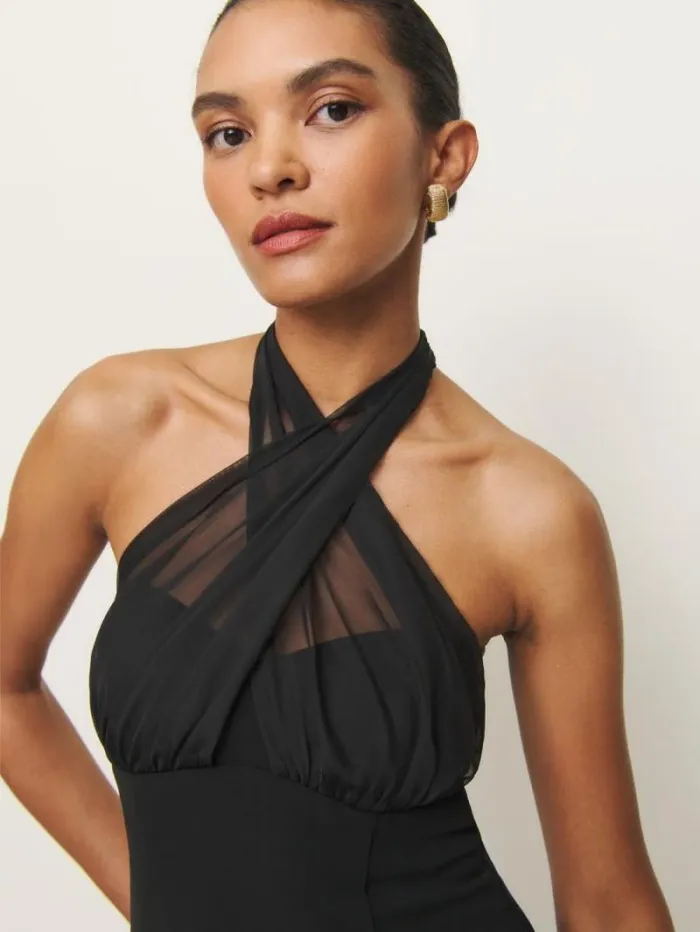 The Reformation Deja Top Black 8211 Clothing