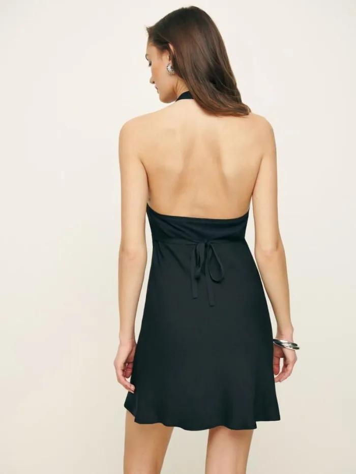 The Reformation Delanie Dress Black 8211 Clothing