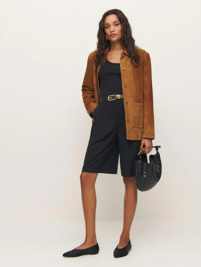 The Reformation Drew Low Rise Short Black 8211 Clothing