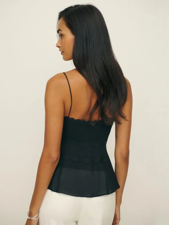 The Reformation Eris Top Black 8211 Clothing