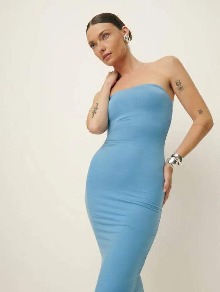 The Reformation Etta Knit Dress Capri 8211 Clothing