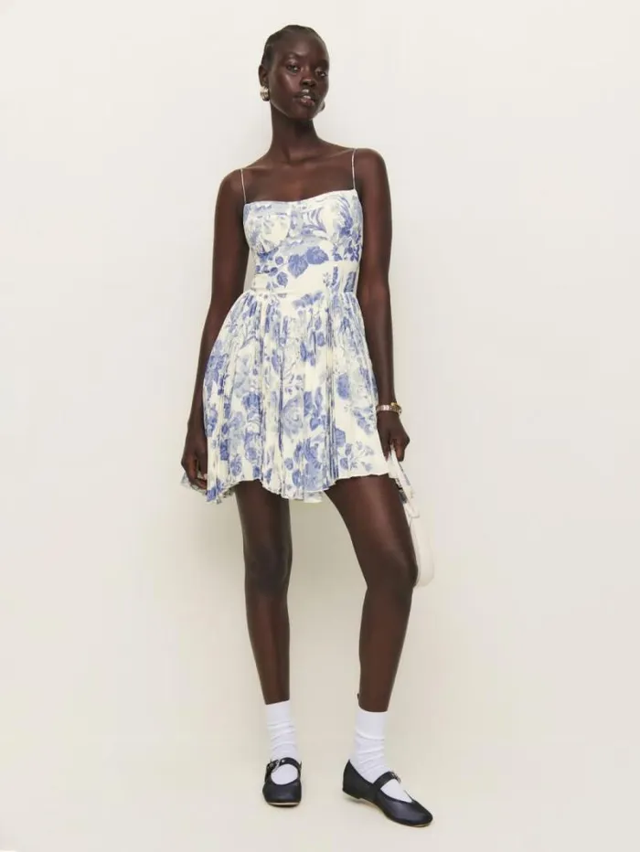 The Reformation Ezlynn Dress Lucerne 8211 Clothing