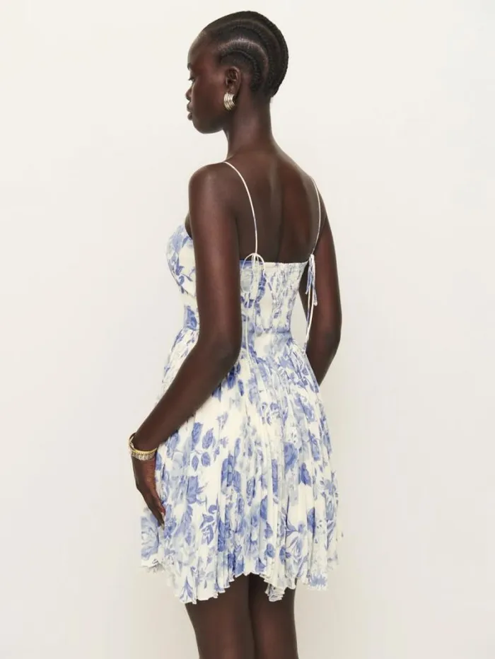 The Reformation Ezlynn Dress Lucerne 8211 Clothing