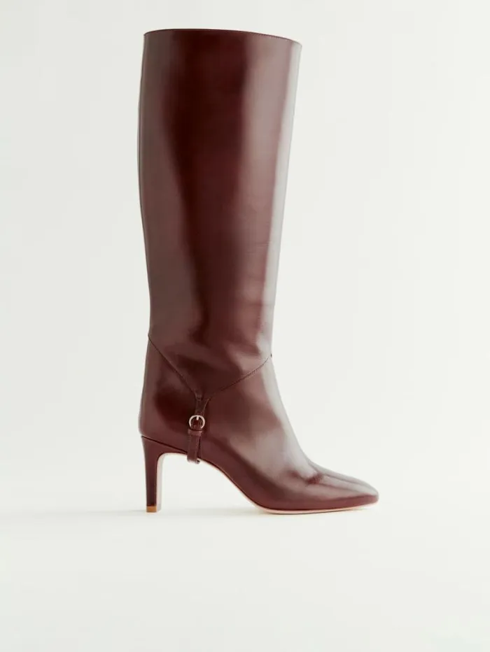 The Reformation Gaelle Knee Boot Ruby 8211 Shoes