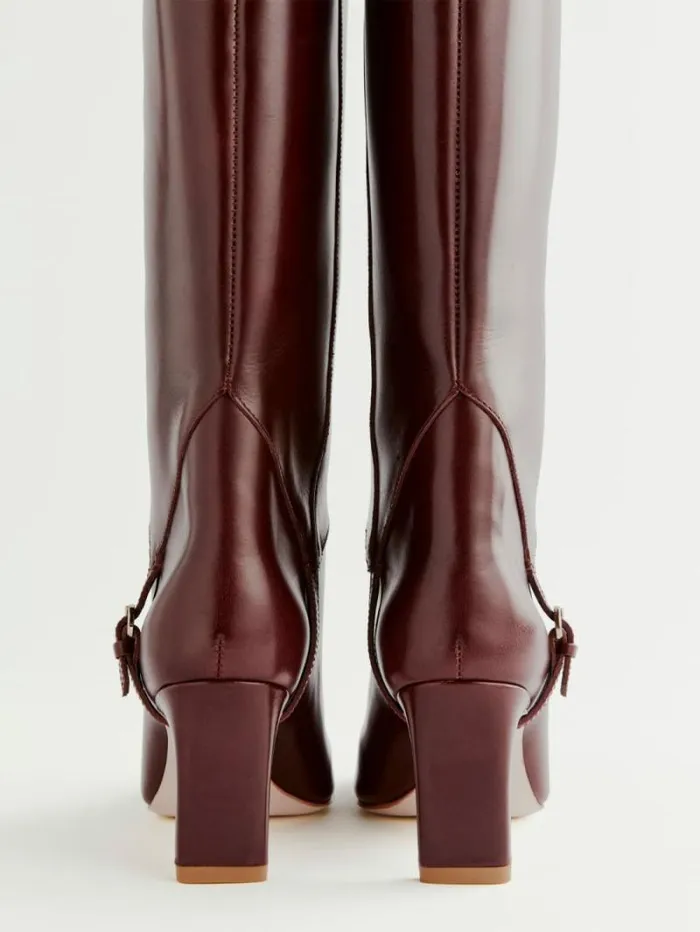 The Reformation Gaelle Knee Boot Ruby 8211 Shoes