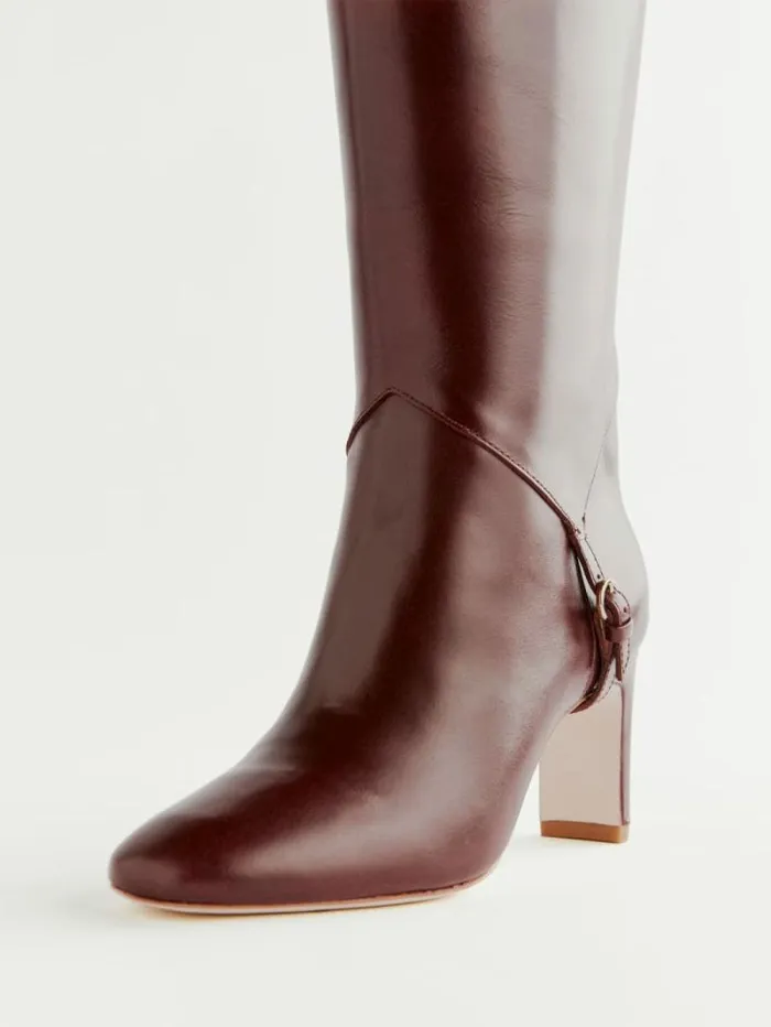 The Reformation Gaelle Knee Boot Ruby 8211 Shoes