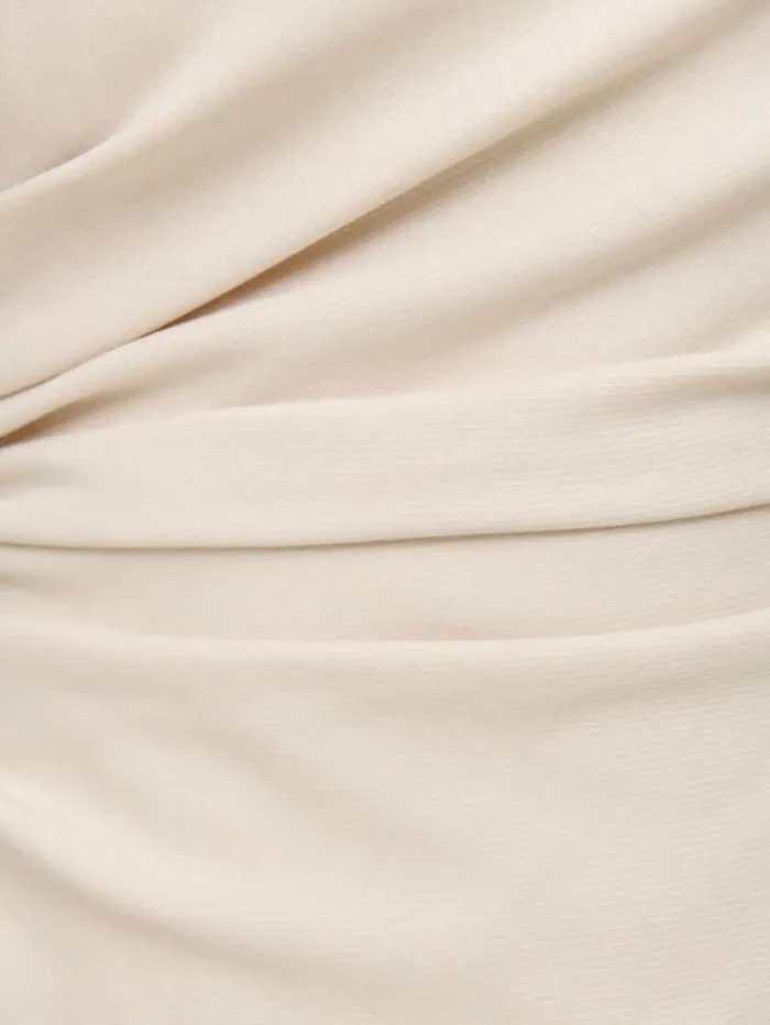 The Reformation Haylee Top Cream 8211 Clothing