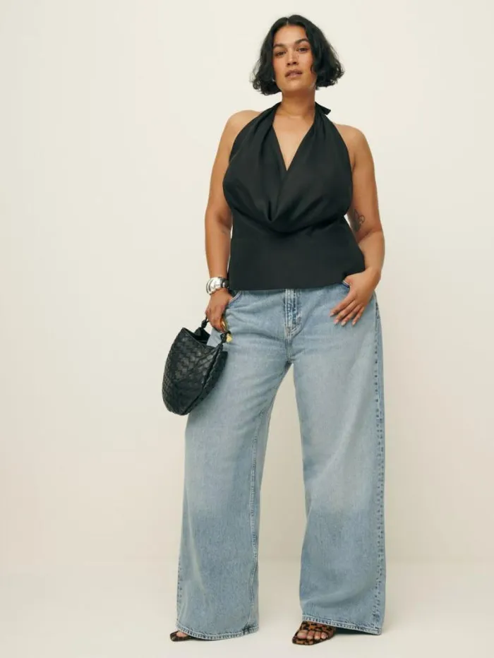 The Reformation Holt Top Es Black 8211 Clothing