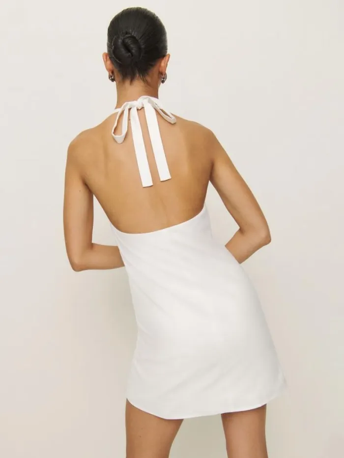 The Reformation Jessella Dress White 8211 Clothing