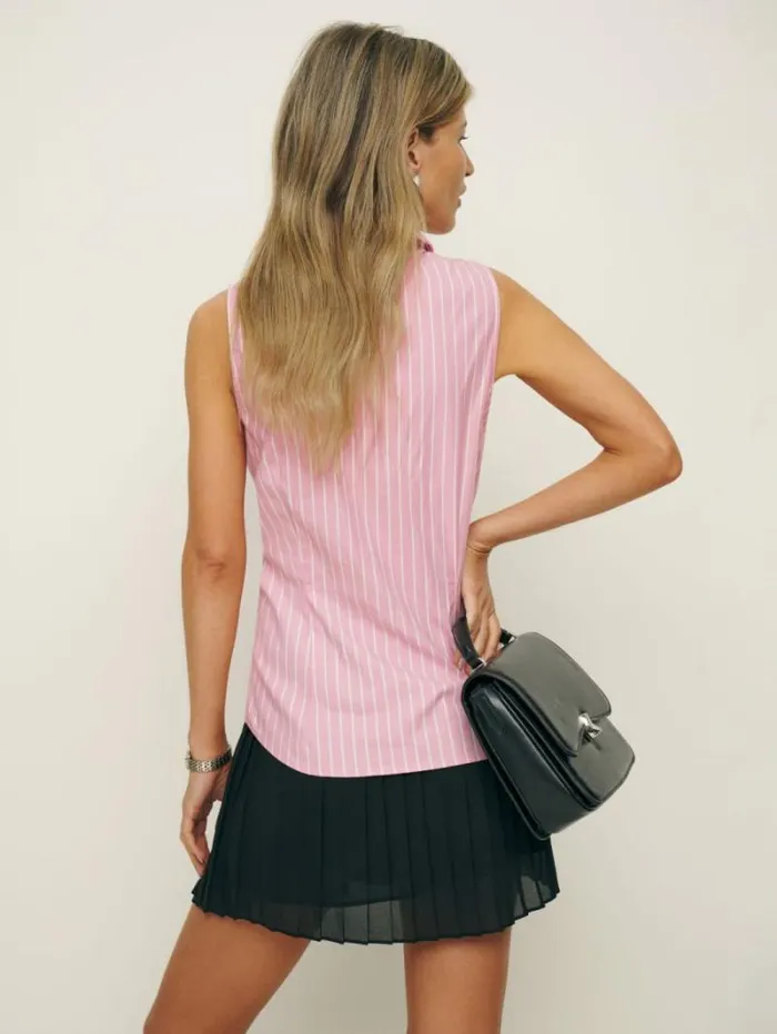 The Reformation Jimmy Top Babygirl Stripe 8211 Clothing