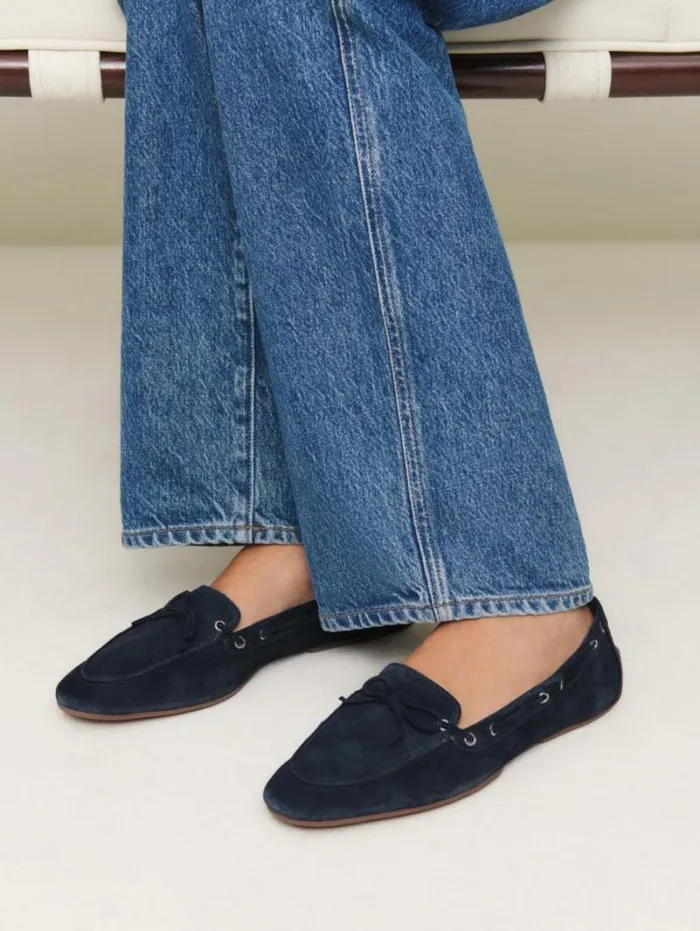 The Reformation Kyla Loafer After Hours Suede 8211 Shoes