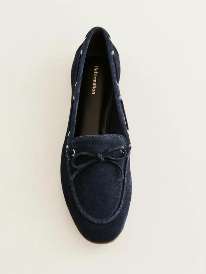 The Reformation Kyla Loafer After Hours Suede 8211 Shoes