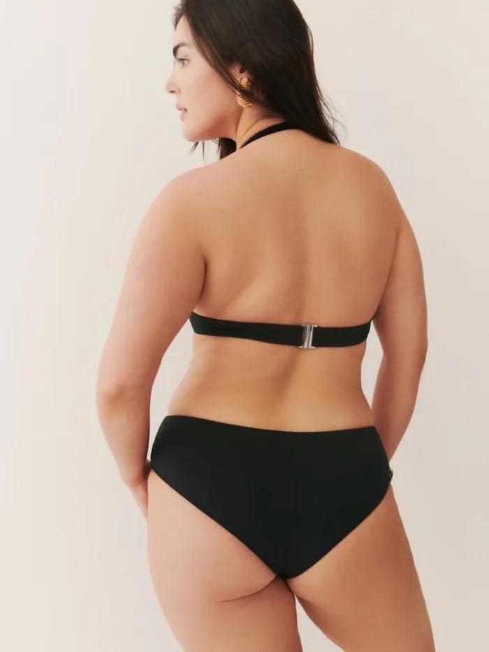 The Reformation Lago Bikini Top Black 8211 Clothing