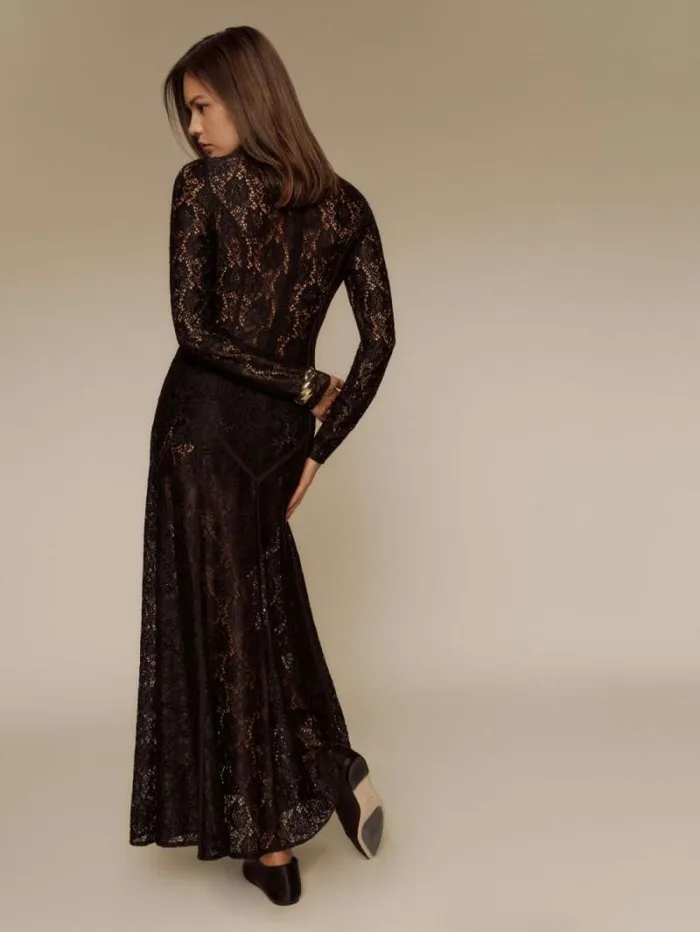 The Reformation Luana Dress Black 8211 ClothingWeddings