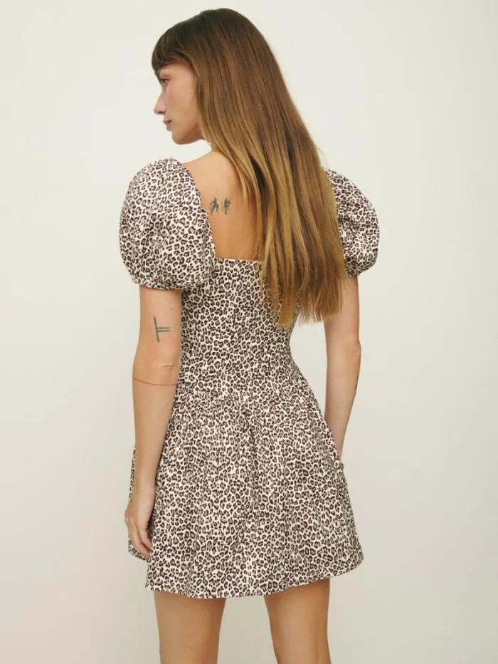 The Reformation Marielle Dress Mini Leo 8211 Clothing