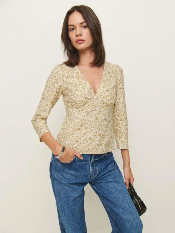 The Reformation Marisa Top Hermes 8211 Clothing