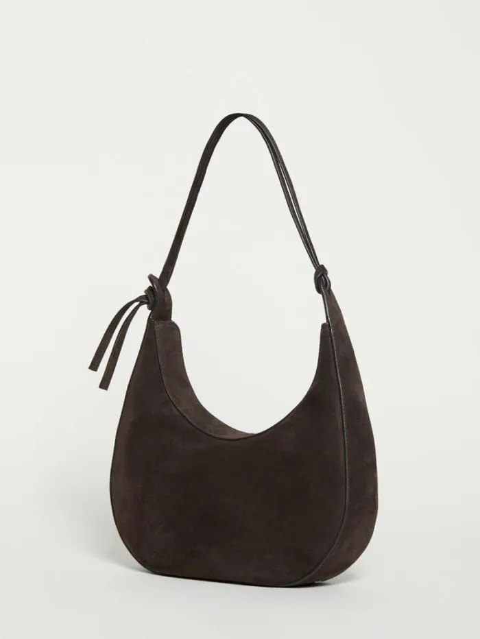 The Reformation Medium Rosetta Shoulder Bag Boss Suede 8211 Bags