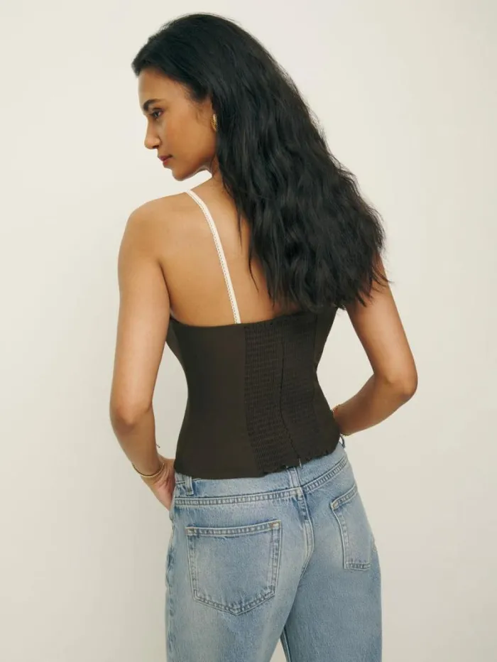 The Reformation Melanie Top Cafe 8211 Clothing