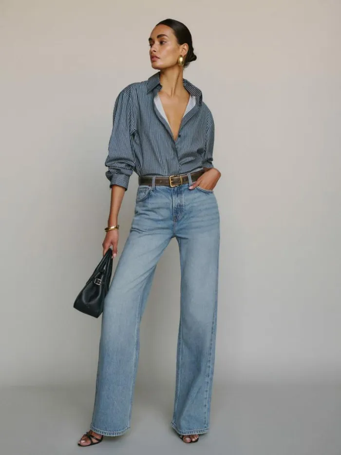 The Reformation Palmer Livedin Baggy Jeans Tigris 8211 Clothing