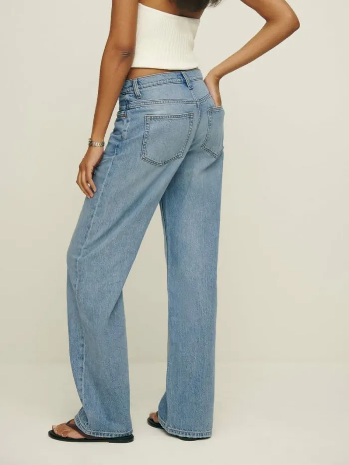 The Reformation Palmer Livedin Baggy Jeans Tigris 8211 Clothing