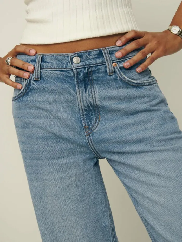 The Reformation Palmer Livedin Baggy Jeans Tigris 8211 Clothing