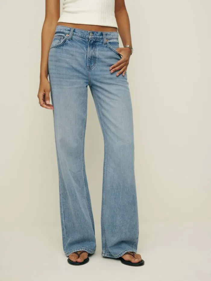 The Reformation Palmer Livedin Baggy Jeans Tigris 8211 Clothing