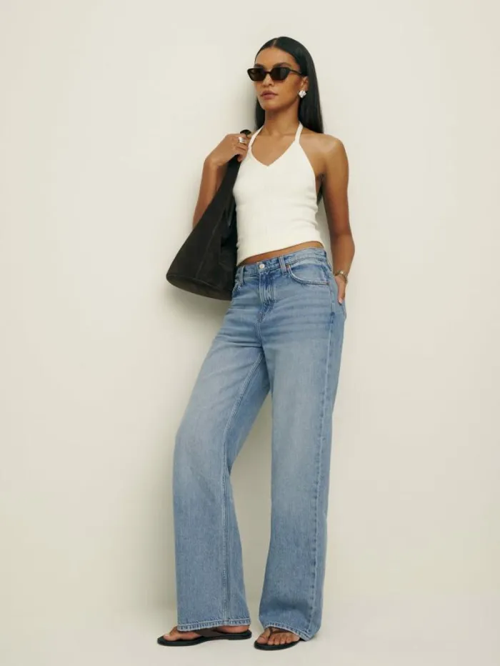 The Reformation Palmer Livedin Baggy Jeans Tigris 8211 Clothing