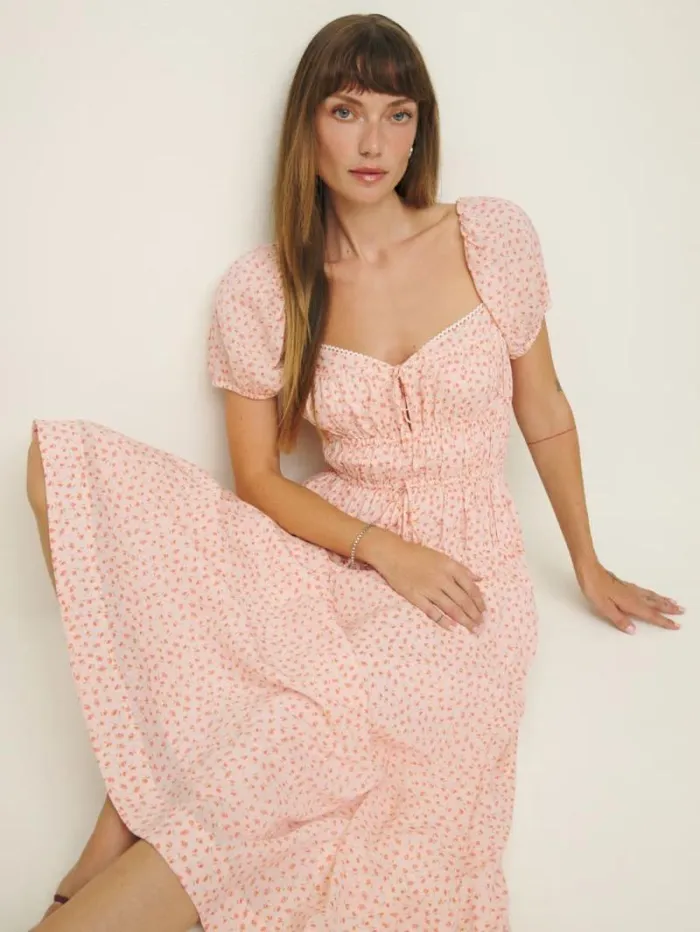 The Reformation Rhett Dress Dainty 8211 Clothing