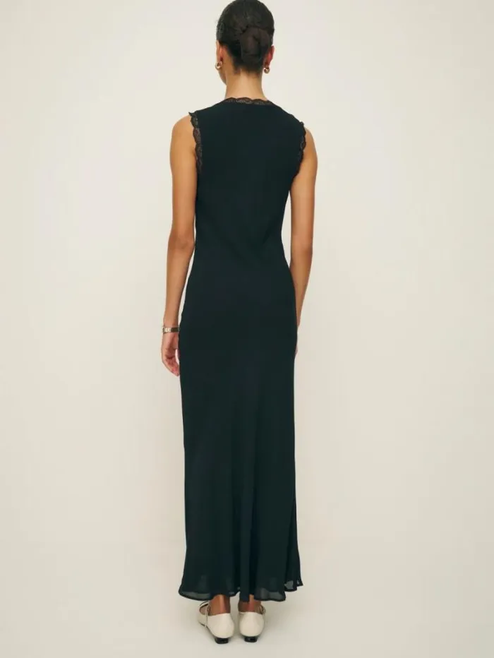 The Reformation Sharla Dress Black 8211 Clothing