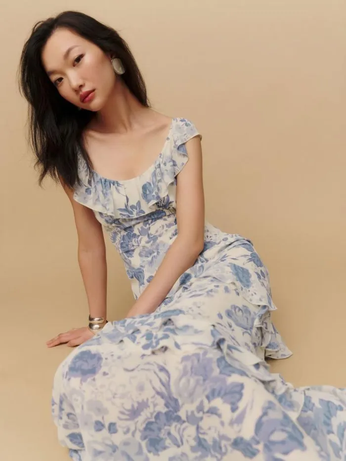 The Reformation Tripoli Dress Lucerne 8211 Clothing
