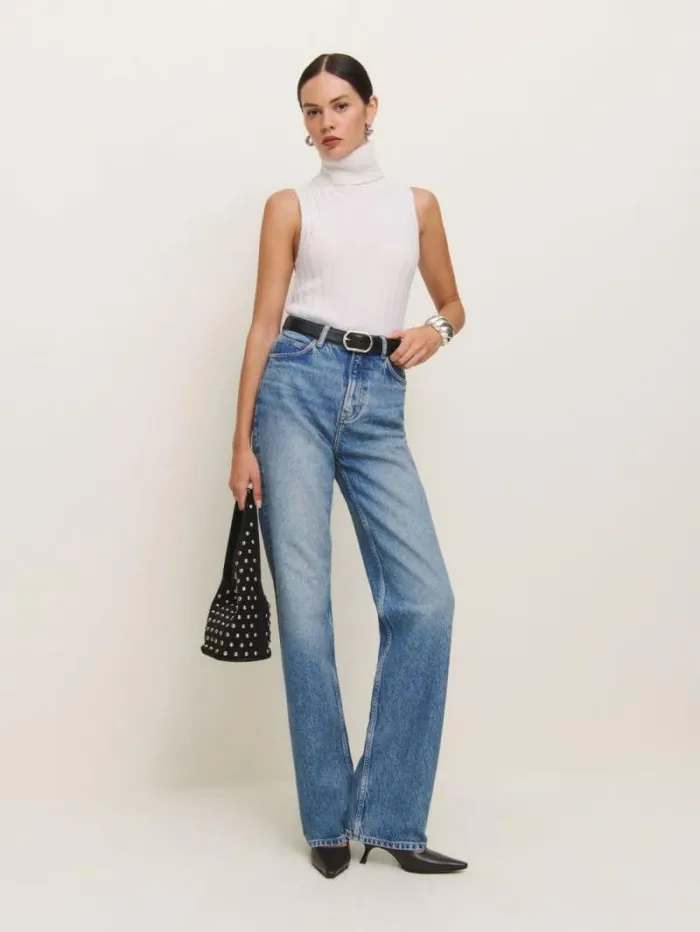 The Reformation Wilder High Rise Wide Leg Jeans Colorado 8211 Clothing