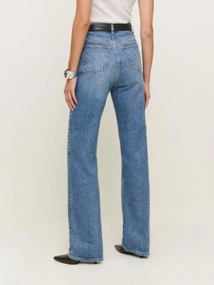The Reformation Wilder High Rise Wide Leg Jeans Colorado 8211 Clothing