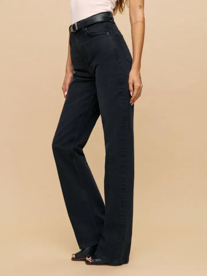 The Reformation Wilder High Rise Wide Leg Jeans Vana 8211 Clothing