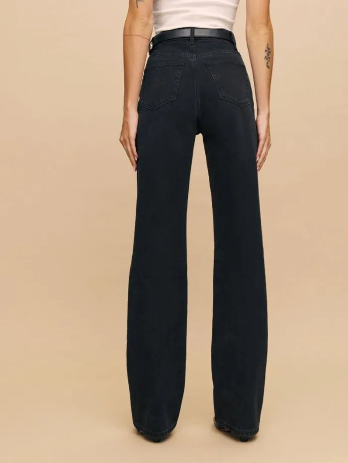 The Reformation Wilder High Rise Wide Leg Jeans Vana 8211 Clothing