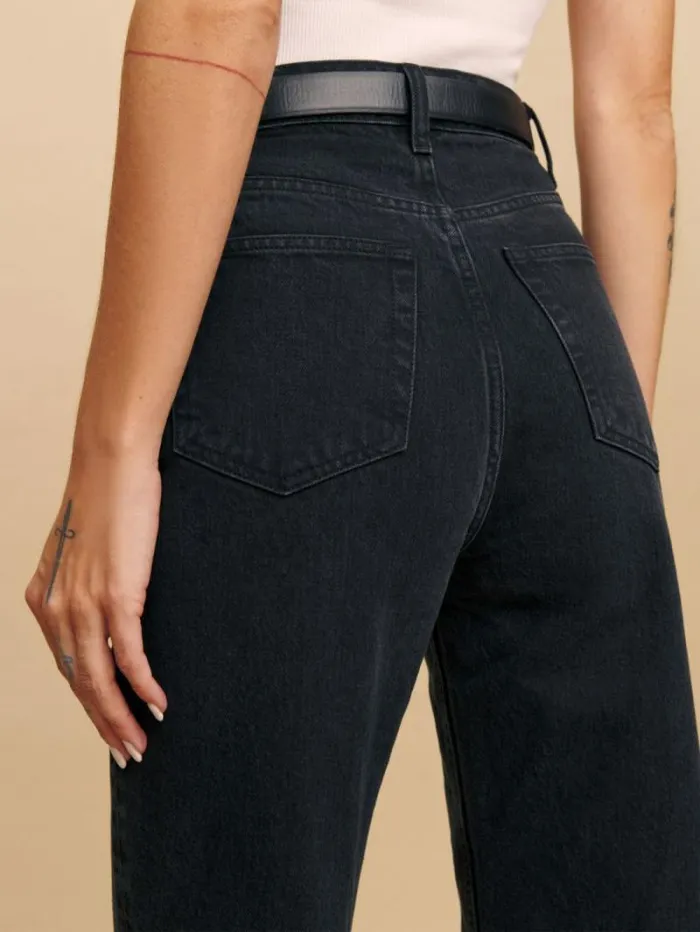 The Reformation Wilder High Rise Wide Leg Jeans Vana 8211 Clothing