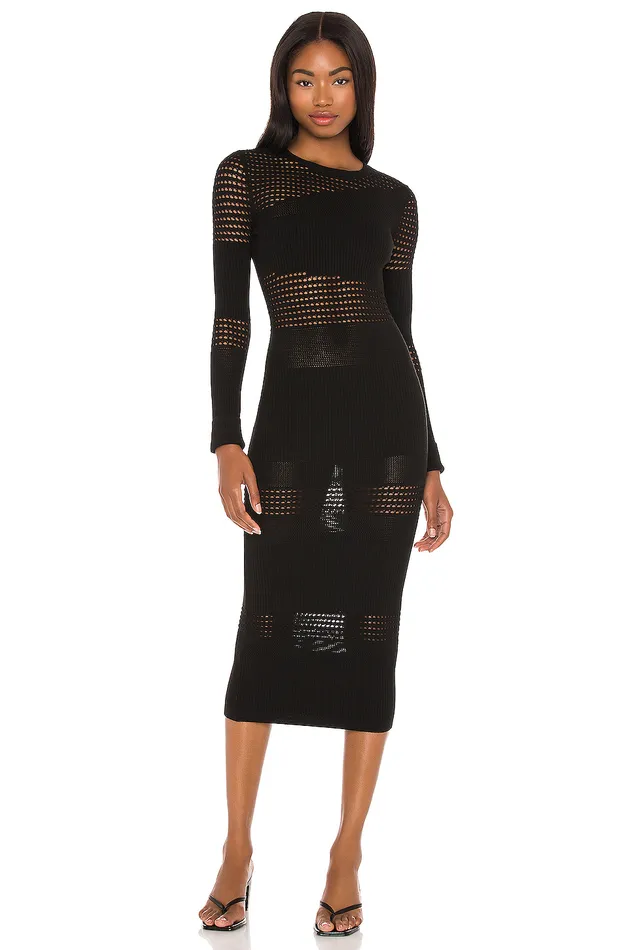 Tianna Dress Black Women Lovers and Friends Sweaters and Knits