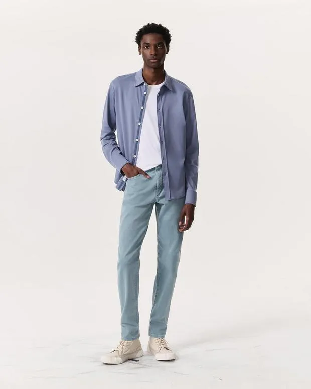 Tomlin Pima Cotton Shirt ArmyBlackSea GreyWhite Men TShirts and Henleys rag and bone