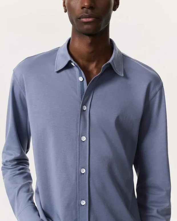 Tomlin Pima Cotton Shirt ArmyBlackSea GreyWhite Men TShirts and Henleys rag and bone