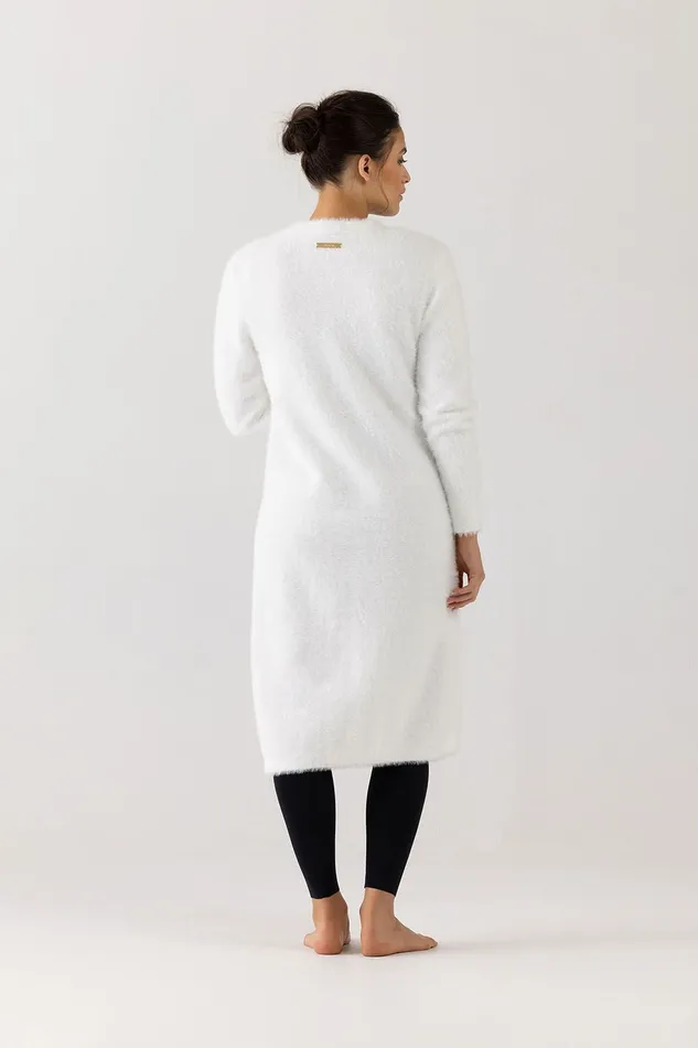 Tops Adult Bloch Bloch Eyelash Longline Cardigan Cream