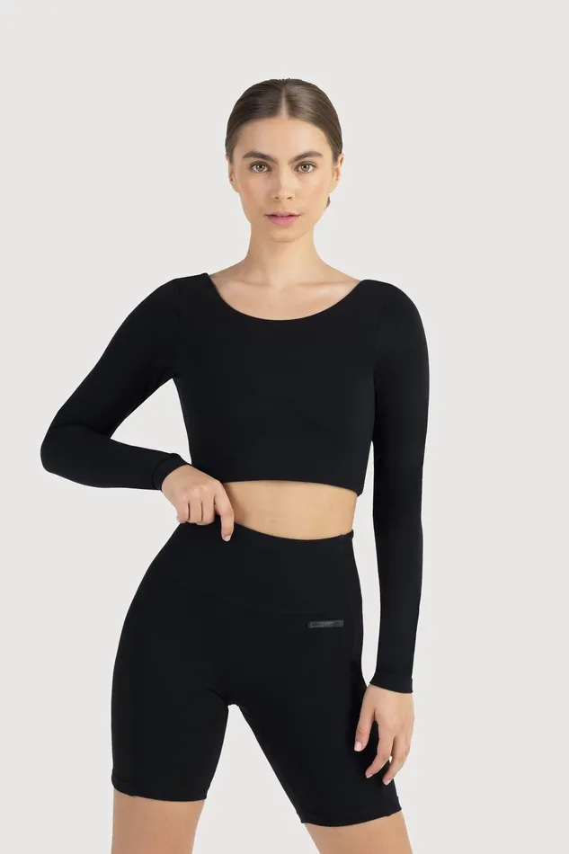 Tops Adult Bloch Bloch Technique Scoop Back Crop Graphite