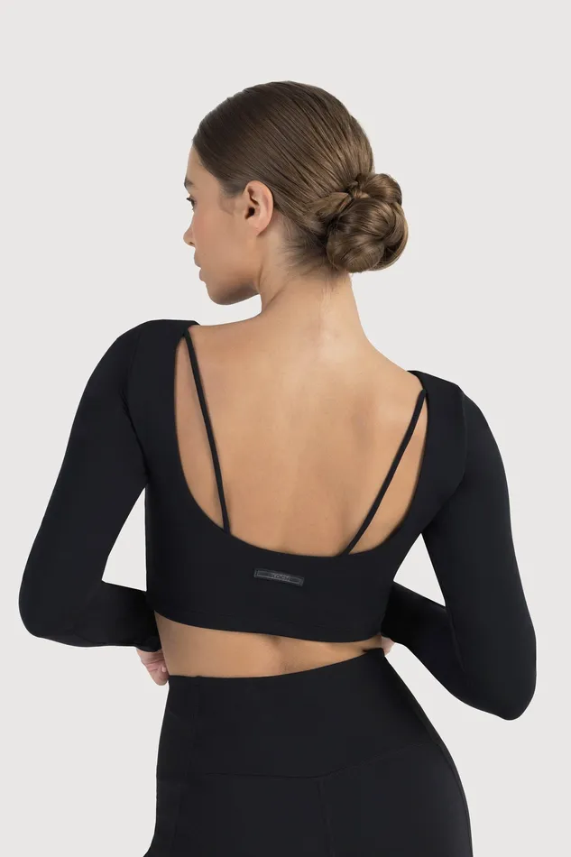 Tops Adult Bloch Bloch Technique Scoop Back Crop Graphite Tops Adult Bloch Bloch Technique Scoop Back Crop Graphite