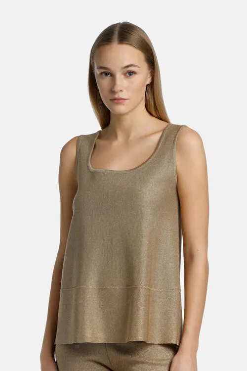 Tops and TShirts Zibetto Zibetto Light Gold Luisa Spagnoli Women Tops and TShirts Zibetto Zibetto Light Gold Luisa Spagnoli Women