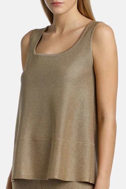 Tops and TShirts Zibetto Zibetto Light Gold Luisa Spagnoli Women Tops and TShirts Zibetto Zibetto Light Gold Luisa Spagnoli Women