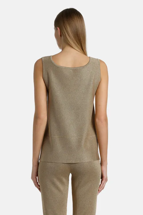 Tops and TShirts Zibetto Zibetto Light Gold Luisa Spagnoli Women Tops and TShirts Zibetto Zibetto Light Gold Luisa Spagnoli Women