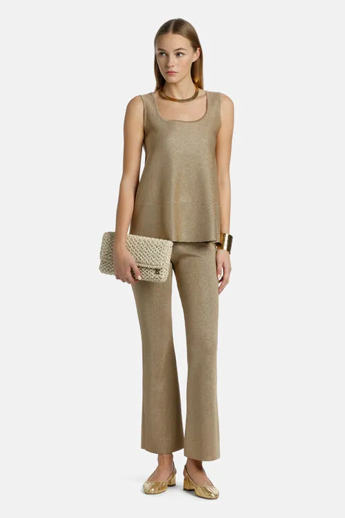 Tops and TShirts Zibetto Zibetto Light Gold Luisa Spagnoli Women Tops and TShirts Zibetto Zibetto Light Gold Luisa Spagnoli Women