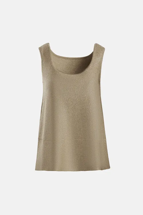 Tops and TShirts Zibetto Zibetto Light Gold Luisa Spagnoli Women Tops and TShirts Zibetto Zibetto Light Gold Luisa Spagnoli Women