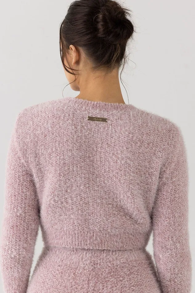 Tops Bloch Popcorn Stitch Crop Top Deep Pink Bloch Adult Tops Bloch Popcorn Stitch Crop Top Deep Pink Bloch Adult