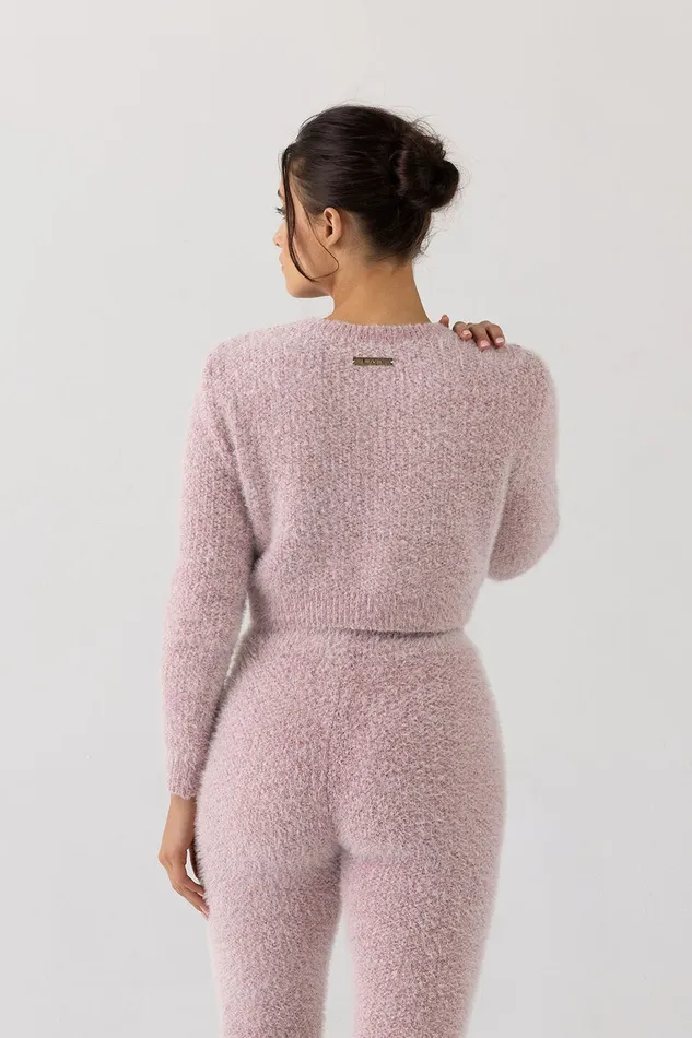 Tops Bloch Popcorn Stitch Crop Top Deep Pink Bloch Adult Tops Bloch Popcorn Stitch Crop Top Deep Pink Bloch Adult