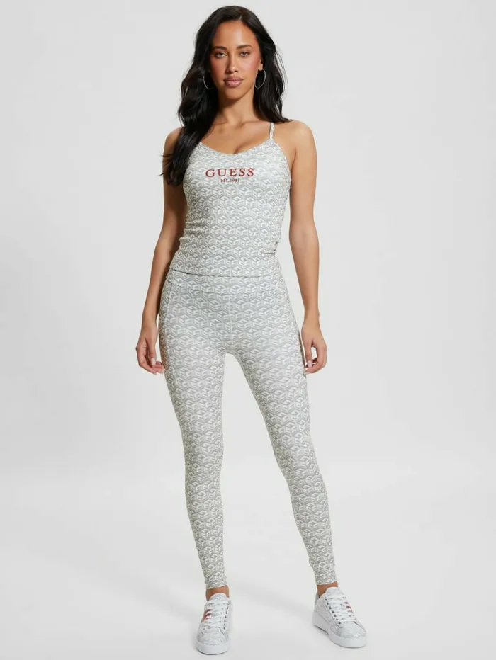 Tops Eco GCube Active Tank Stripe GCube Small Gray 8211 GUESS Women Tops Eco GCube Active Tank Stripe GCube Small Gray 8211 GUESS Women